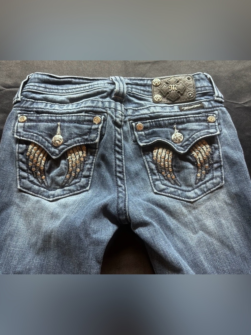 #D-13 MISS ME Girls Bootcut Jeans - Picture 3 of 8